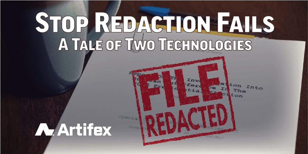 OCR and PDF Redactions – A Tale of Two Technologies