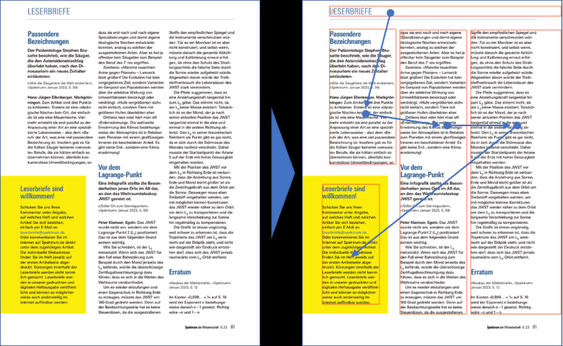 Intermediate multi-column detection.