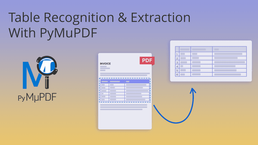 Pdf Table Detection Python Table Recognition and Extraction With PyMuPDF | Artifex